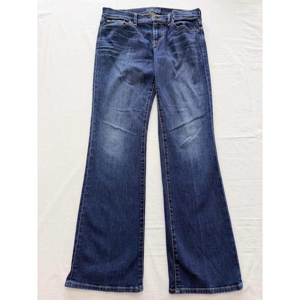 Lucky Brand Sweet Boot Jeans‎ Womens 6 Blue Med Wash High Rise 31x31 Denim